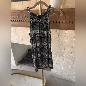 Flowing Halter Top With Cool Dot Design